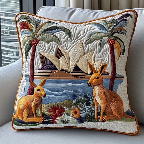 Happy Australia Day Quilted Pilow Case GFTOTP2736