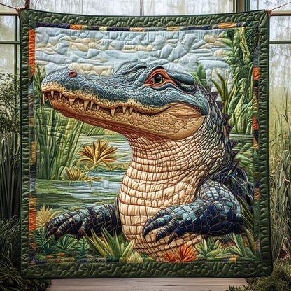 Alligator Quilted Blanket GFTOTP3158