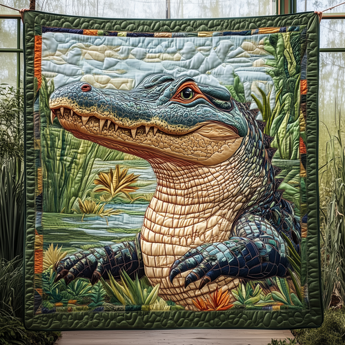 Alligator Quilted Blanket GFTOTP3158