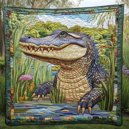 Alligator Quilted Blanket GFTOTP3182