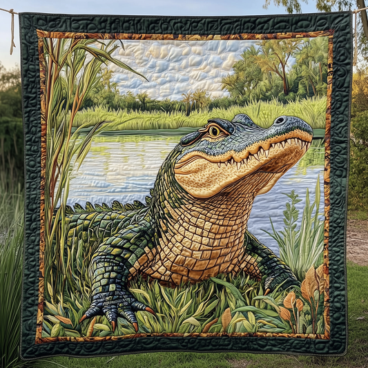 Alligator Quilted Blanket GFTOTP3183