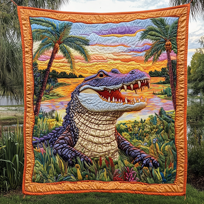 Alligator Quilted Blanket GFTOTP3184