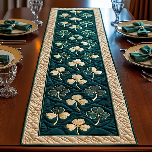 Irish Shamrock Quilted Table Runner GFTOTP3399