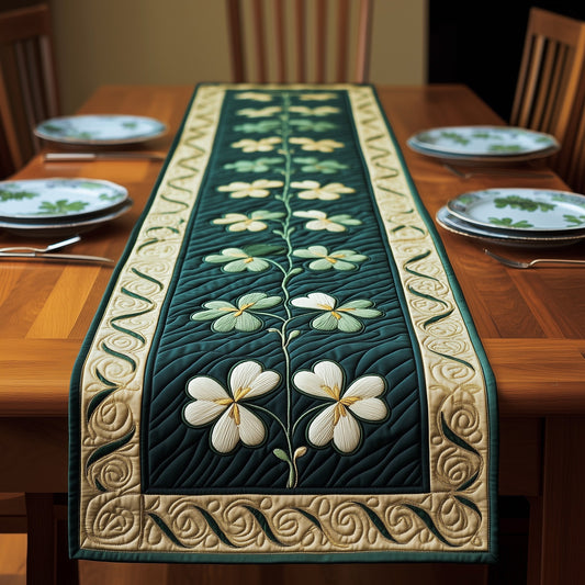 Irish Shamrock Quilted Table Runner GFTOTP3403