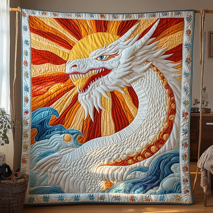 Elegant Dragon Quilted Blanket GFTOTP3407