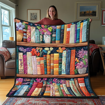 Literary Haven Quilted Blanket GFTOTP3555