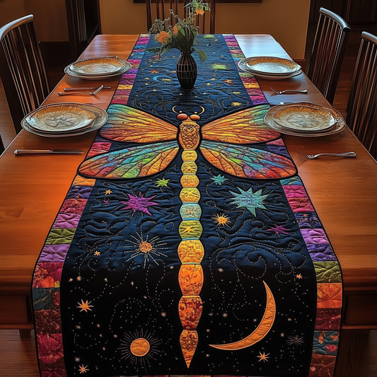 Midnight Dragonfly Quilted Table Runner GFTOTP3628