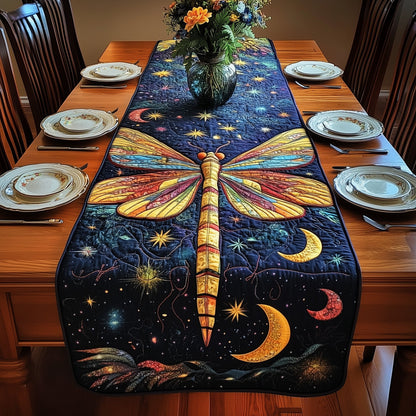Midnight Dragonfly Quilted Table Runner GFTOTP3643