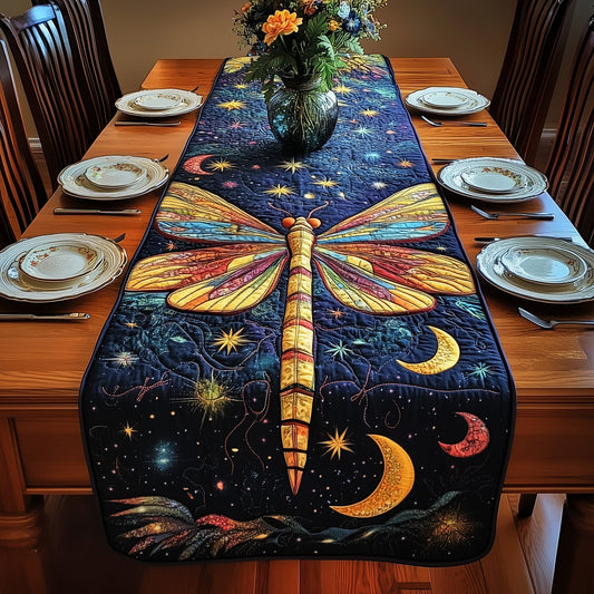 Midnight Dragonfly Quilted Table Runner GFTOTP3643