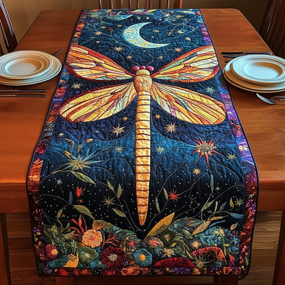 Midnight Dragonfly Quilted Table Runner GFTOTP3644