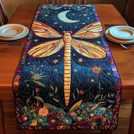 Midnight Dragonfly Quilted Table Runner GFTOTP3644