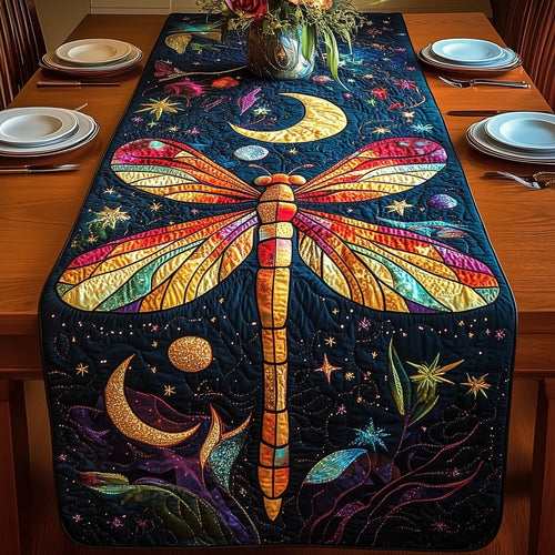 Midnight Dragonfly Quilted Table Runner GFTOTP3645