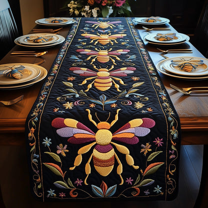 Midnight Honeybee Quilted Table Runner GFTOTP3790