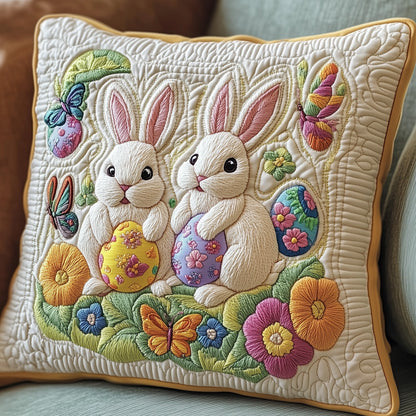 Easter Day Bunny Charm Quilted Pillow Case GFTOTP3803