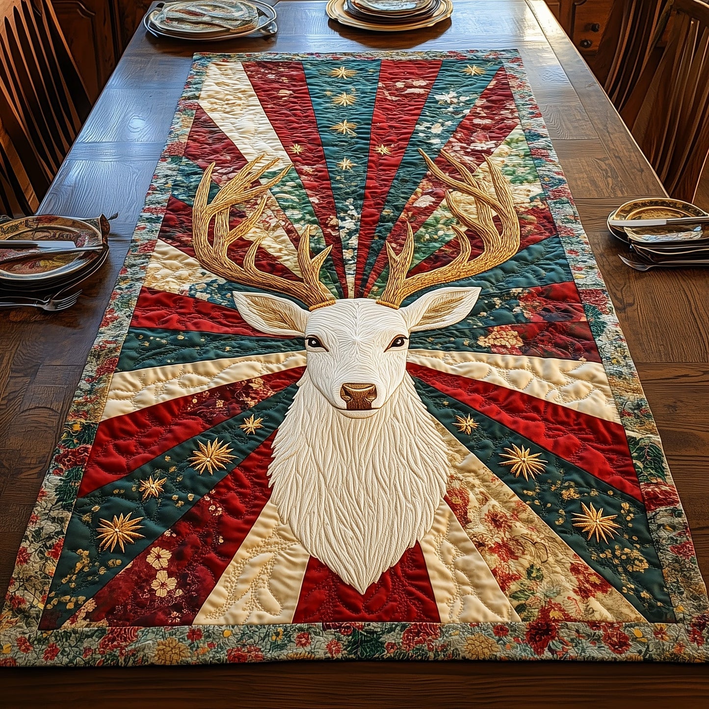 Antler Radiance Quilted Table Runner GFTOTP3818