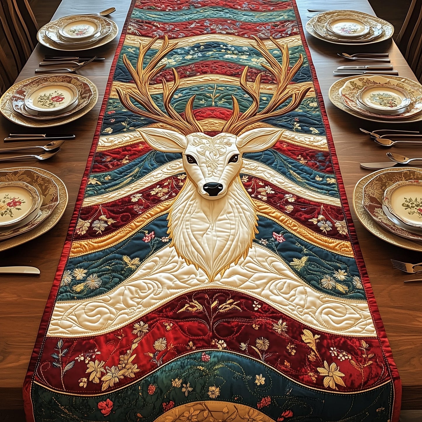 Antler Radiance Quilted Table Runner GFTOTP3819