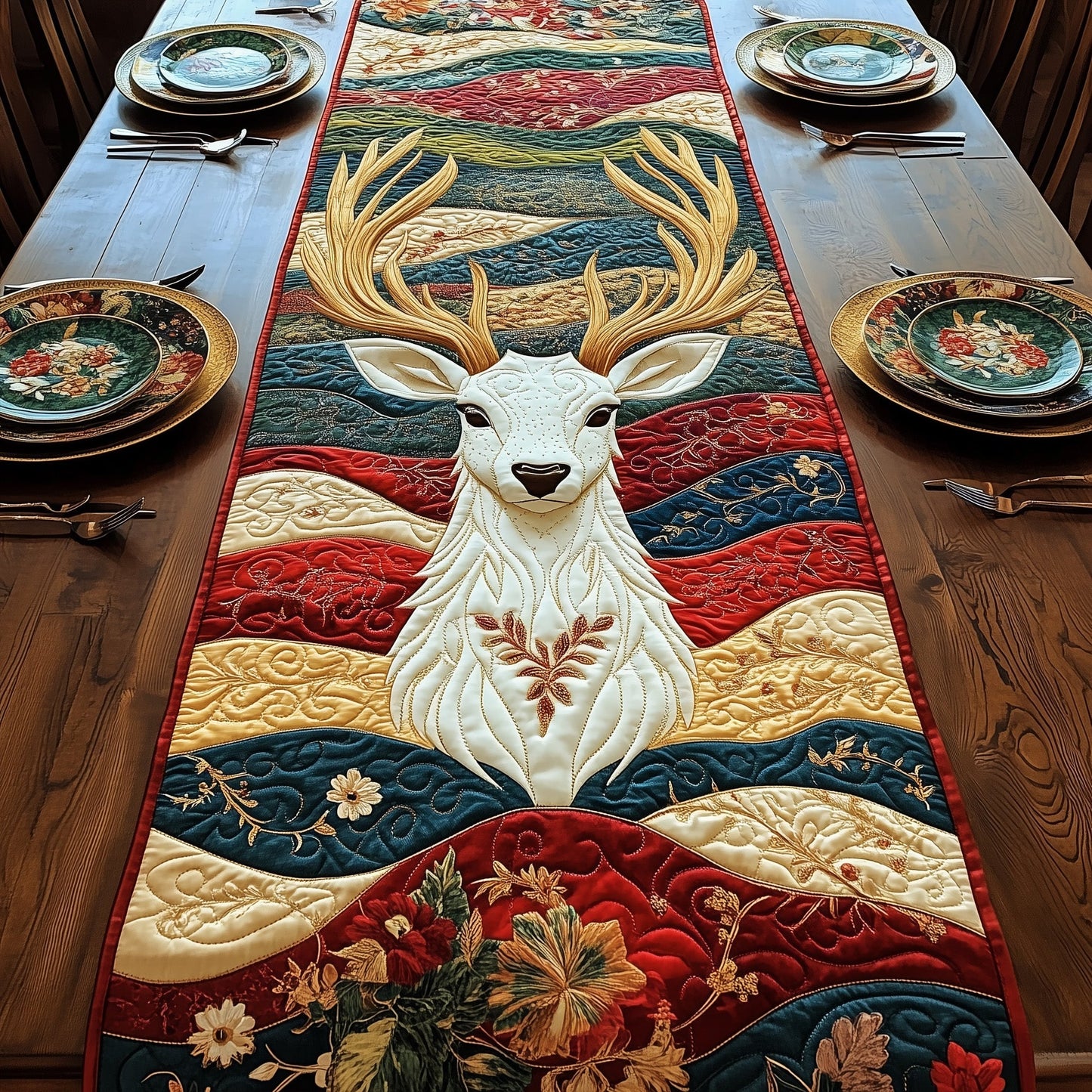Antler Radiance Quilted Table Runner GFTOTP3820