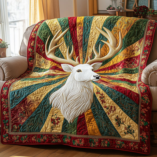 Golden Antler Glow Quilted Blanket GFTOTP3835