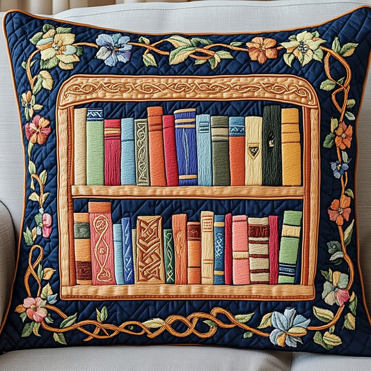 Literary Haven Quilted Pillow Case GFTOTP3912