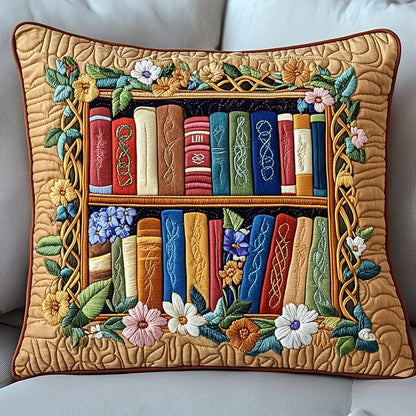 Literary Haven Quilted Pillow Case GFTOTP3913