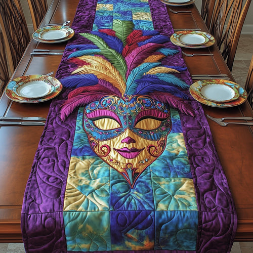 Festive Mardi Gras Quilted Table Runner GFTOTP3982