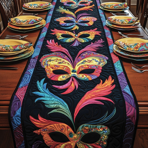Festive Mardi Gras Quilted Table Runner GFTOTP3984