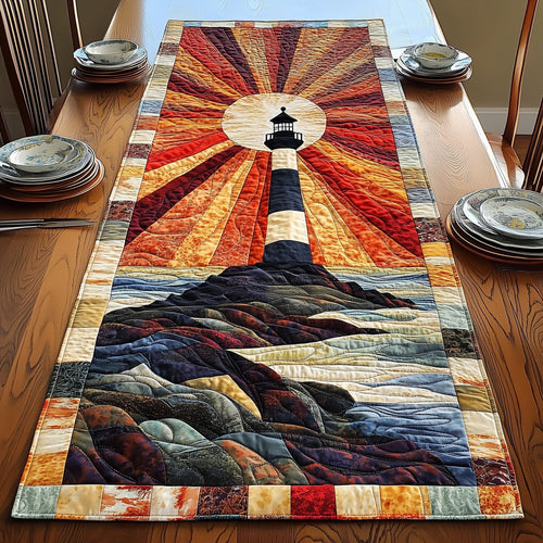 Nautical Lighthouse Quilted Table Runner GFTOTP3987