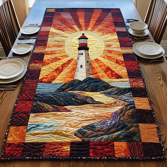 Nautical Lighthouse Quilted Table Runner GFTOTP3989