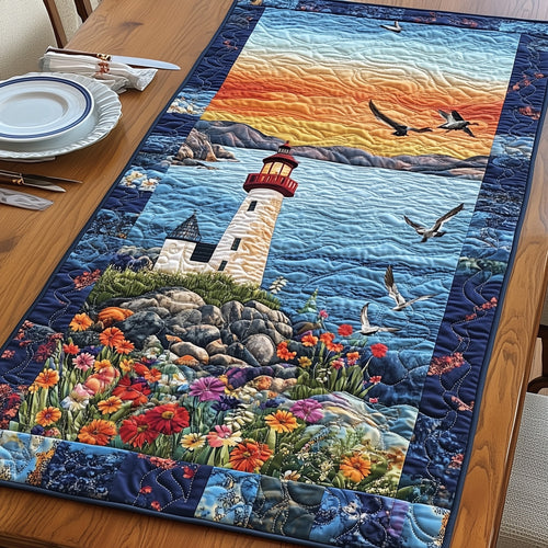 Nautical Lighthouse Quilted Table Runner GFTOTP3990
