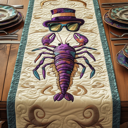 Mardi Gras Clayfish Quilted Table Runner GFTOTP4271