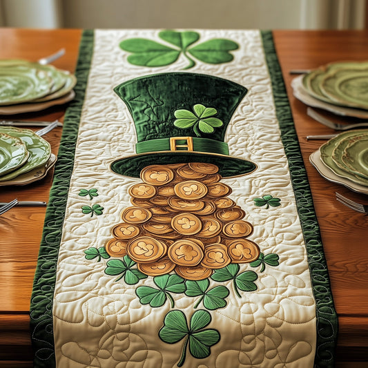 Irish Lucky Hat Quilted Table Runner GFTOTP4277