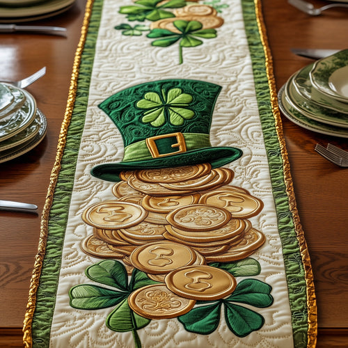 Irish Lucky Hat Quilted Table Runner GFTOTP4278