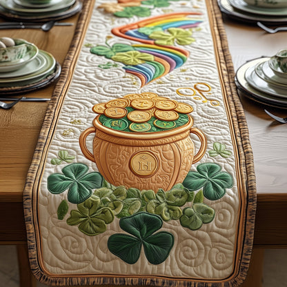 Festive Pot Of Gold Quilted Table Runner GFTOTP4279