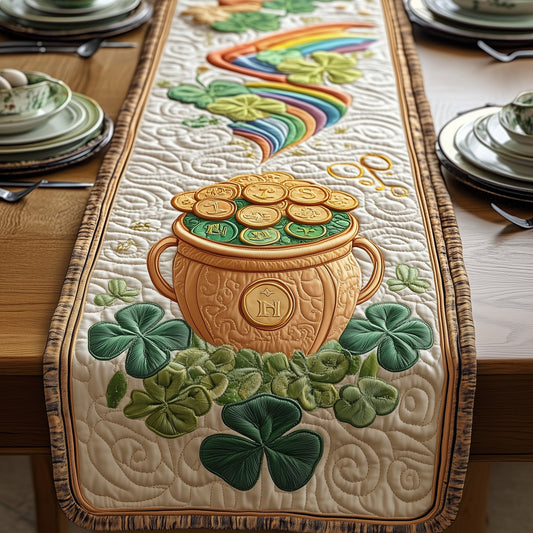 Festive Pot Of Gold Quilted Table Runner GFTOTP4279