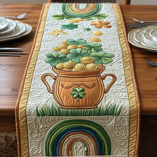 Festive Pot Of Gold Quilted Table Runner GFTOTP4280