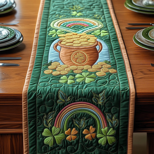 Festive Pot Of Gold Quilted Table Runner GFTOTP4281