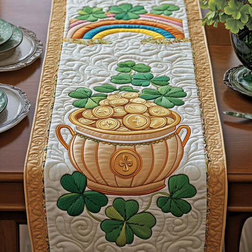 Festive Pot Of Gold Quilted Table Runner GFTOTP4283