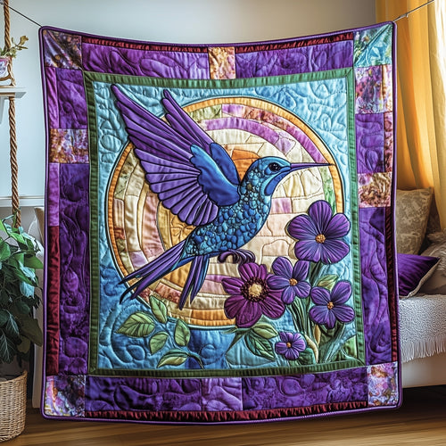 Hummingbird Garden Quilted Blanket GFTOTP4326