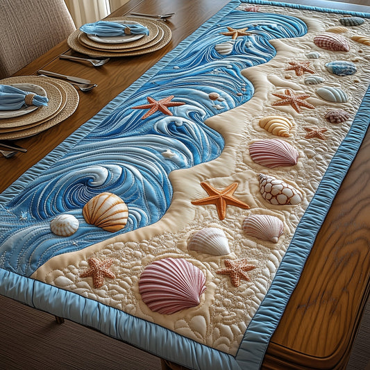 Dreaming Seashore Quilted Table Runner GFTOTP4350