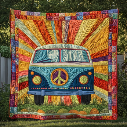 Hippie Van Journey Quilted Blanket GFTOTP4488