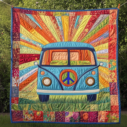 Hippie Van Journey Quilted Blanket GFTOTP4489