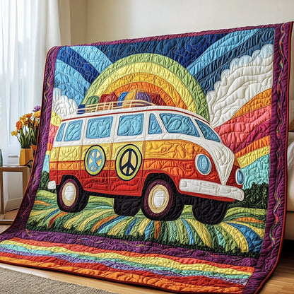 Hippie Van Journey Quilted Blanket GFTOTP4490