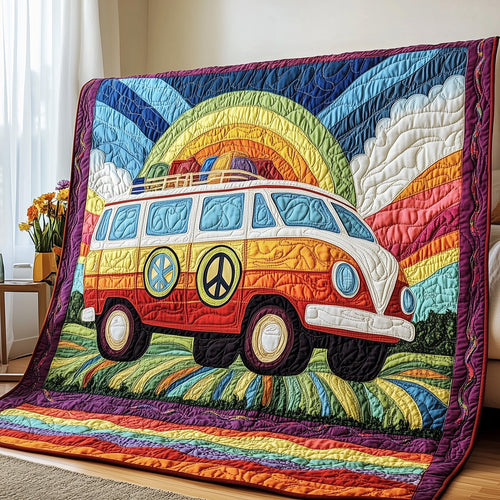 Hippie Van Journey Quilted Blanket GFTOTP4490