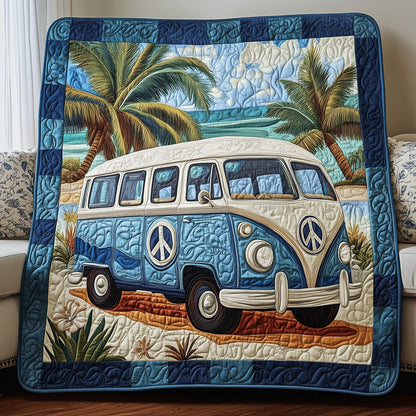 Hippie Van Journey Quilted Blanket GFTOTP4493