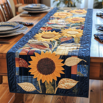 Rustic Sunflower Charm Quilted Table Runner GFTOTP4510