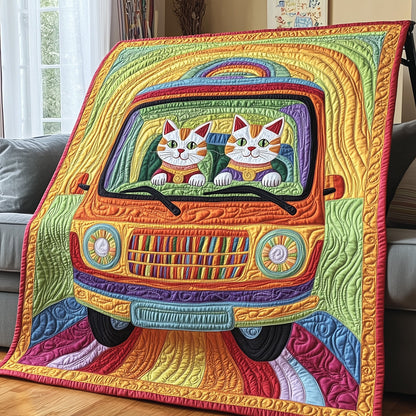 Highway Meowster Quilted Blanket GFTOTP4543