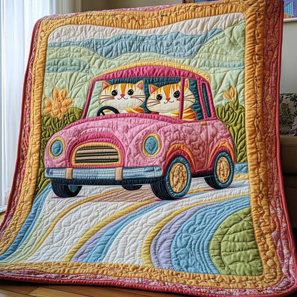 Highway Meowster Quilted Blanket GFTOTP4545