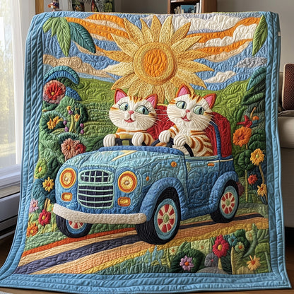 Highway Meowster Quilted Blanket GFTOTP4546