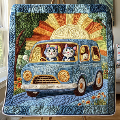 Highway Meowster Quilted Blanket GFTOTP4547