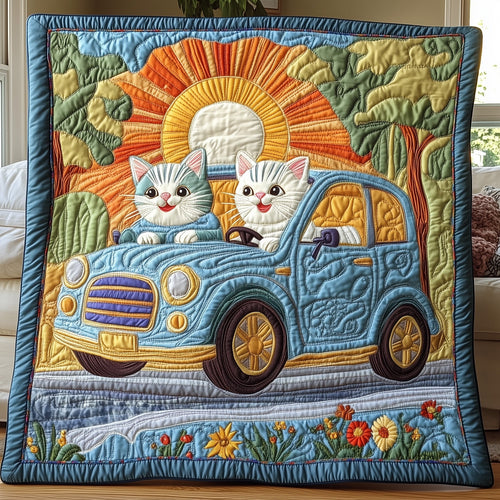 Highway Meowster Quilted Blanket GFTOTP4548